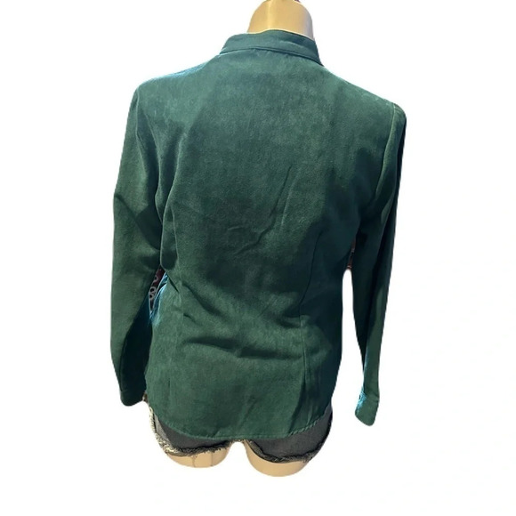NWT Vintage Lemon Grass Studio Faux Suede Button Down Shirt Size XL - Picture 2 of 4